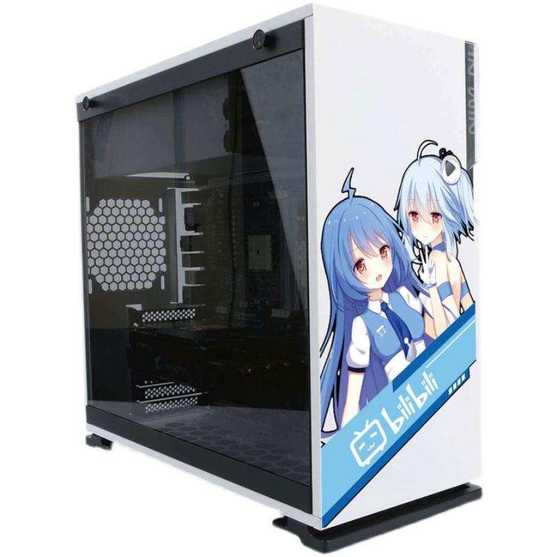 机箱贴纸电脑主机台式机装饰贴多款二次元动漫画防水可移除贴画